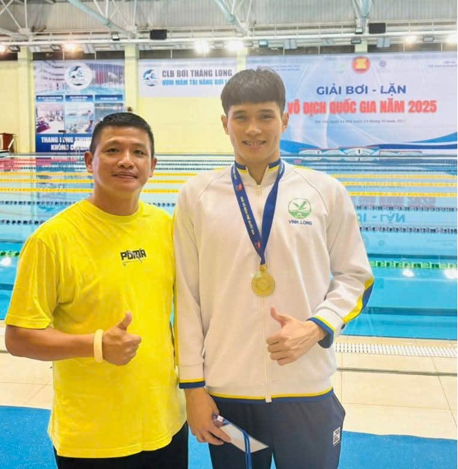    Đội Bơi Vĩnh Long đạt thành tích xuất sắc tại giải Bơi vô địch quốc gia 2025
